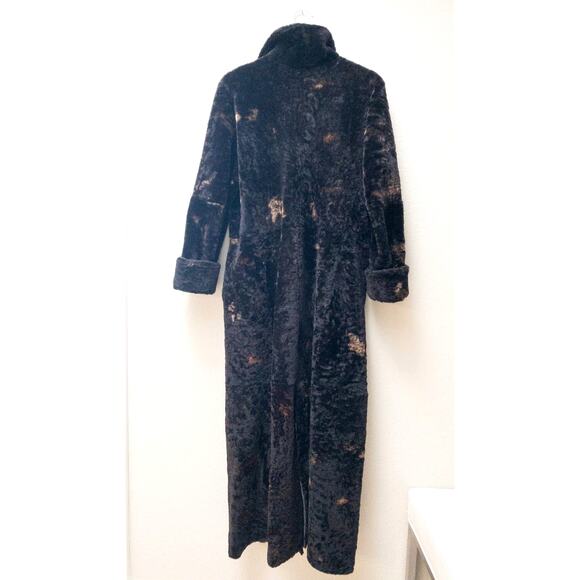 Olivieri Shearling Long Coat - Picture 7 of 12